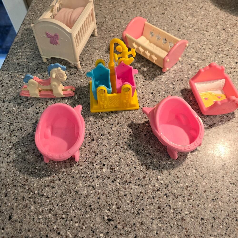 Vintage Bundle of Fisher-Price baby items! Preloved!